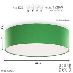 Young Deco - Plafon Soczysta Zieleń