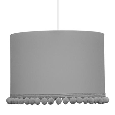 Young Deco - Lampa Sufitowa z pomponami Szara