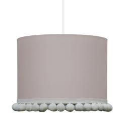 Young Deco - Lampa Sufitowa Mini z pomponami Beżowa