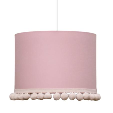 Young Deco - Lampa Sufitowa Mini z pomponami Różowa