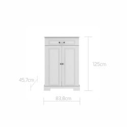 Bellamy Ines Wysoka Komoda Dwudrzwiowa (rose)