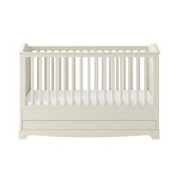 Bellamy Royal Timeless Latte Łóżeczko 140x70 z szufladą