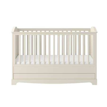 Bellamy Royal Timeless Latte Łóżeczko 140x70 z szufladą