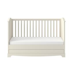 Bellamy Royal Timeless Latte Łóżeczko 140x70 z szufladą