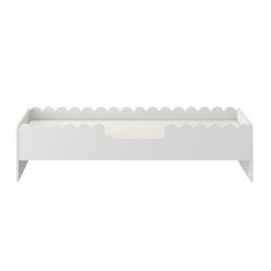 Łóżko dziecięce montessori Book Nook 160x80cm Snow (z szufladą)