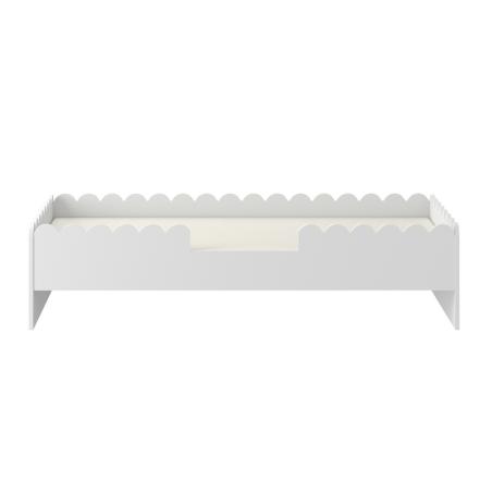Łóżko dziecięce montessori Book Nook 160x80cm Snow (z szufladą)