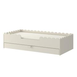 Łóżko dziecięce montessori Book Nook 160x80cm Latte (z szufladą)