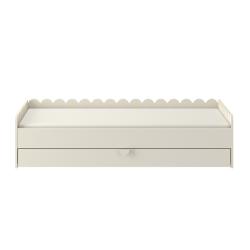 Łóżko dziecięce montessori Book Nook 160x80cm Latte (z szufladą)