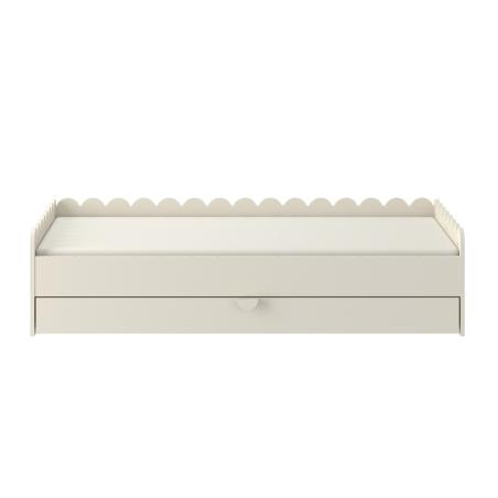 Łóżko dziecięce montessori Book Nook 160x80cm Latte (z szufladą)