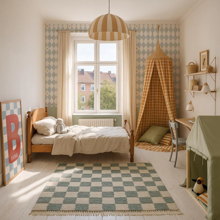 Dekornik Tapeta French Diamonds With Stars