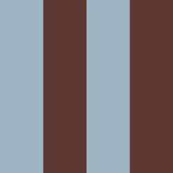 Dekornik Tapeta Wide Stripes Classy Brown and Misty Blue