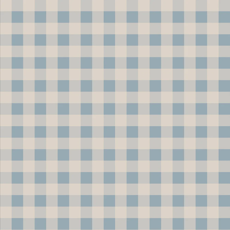 Dekornik Tapeta Check Minimini Blue Cream