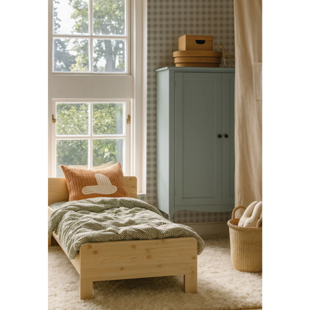 Dekornik Tapeta Check Minimini Blue Dark Green