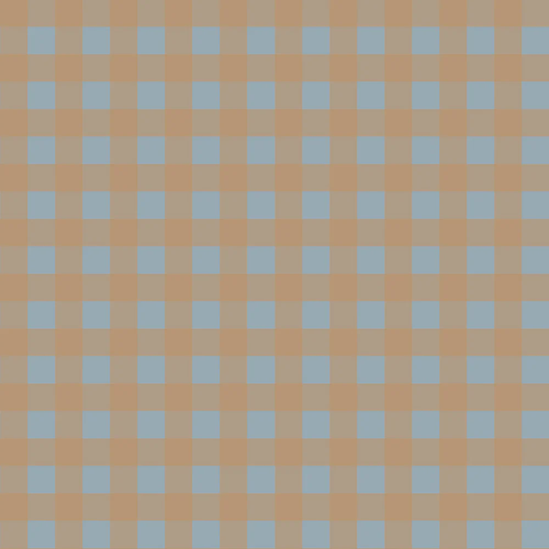 Dekornik Tapeta Check Minimini Brown Blue