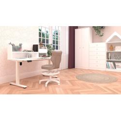 Biurko elektryczne z nadstawką AXIO (rozmiar 5-6)