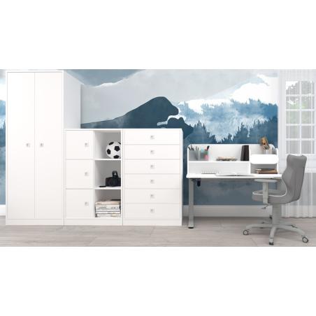 Biurko elektryczne z nadstawką AXIO (rozmiar 5-6)