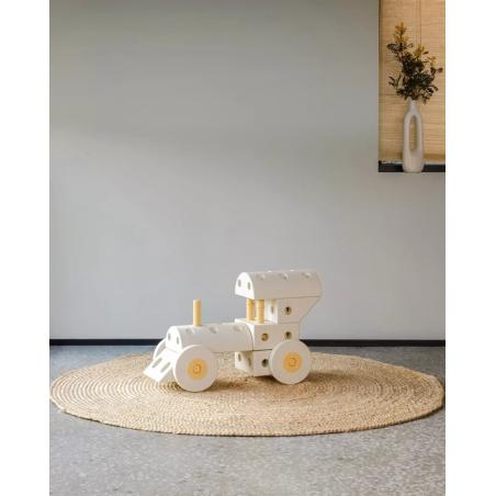 MODU Dreamer set – Kreatywne klocki rozwijające motorykę dużą, Sand Grey / Honey Yellow