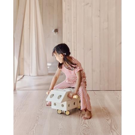 MODU Explorer set - Kreatywne klocki rozwijające motorykę dużą, Sand Grey / Honey Yellow