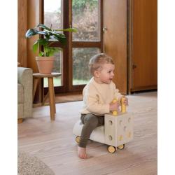 MODU Curiosity set - Kreatywne klocki rozwijające motorykę dużą, Sand Grey / Honey Yellow