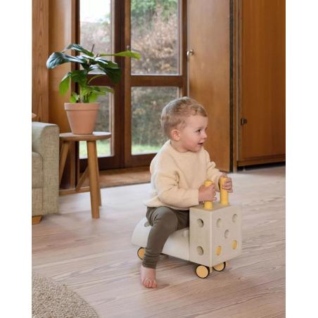 MODU Curiosity set - Kreatywne klocki rozwijające motorykę dużą, Sand Grey / Honey Yellow