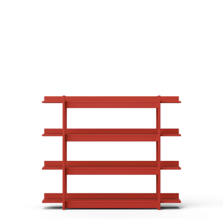 Wood Luck Regał Frame, czerwony