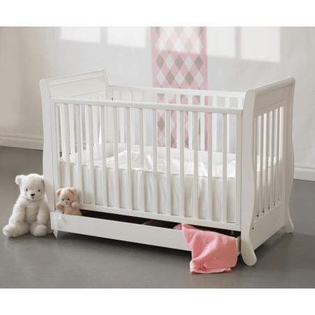 Troll - Romantica Łóżeczko 120x60 BIAŁE