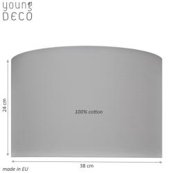 Young Deco - Lampa Sufitowa Pastelowy Szary