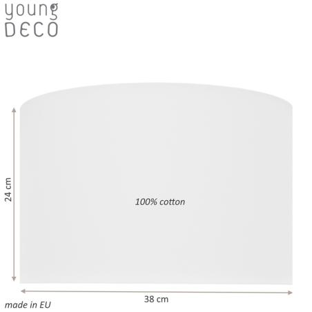 Young Deco - Lampa Sufitowa Czysta Biel