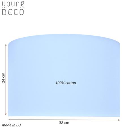 Young Deco - Lampa Sufitowa Delikany Błękitny