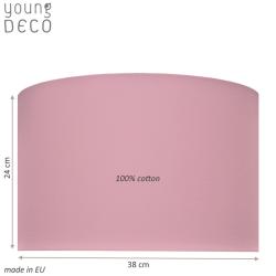 Young Deco - Lampa Sufitowa Pastelowy Różowy