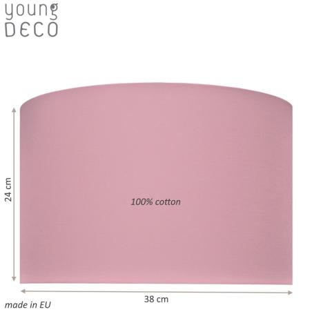 Young Deco - Lampa Sufitowa Pastelowy Różowy