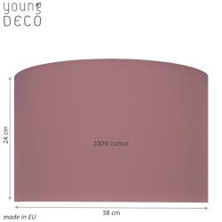 Young Deco - Lampa Sufitowa Delikatny Brudny Róż