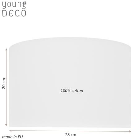 Young Deco - Lampa Sufitowa Mini Czysta Biel