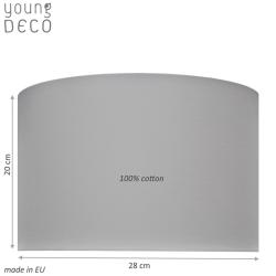 Young Deco - Lampa Sufitowa Mini Pastelowy Szary