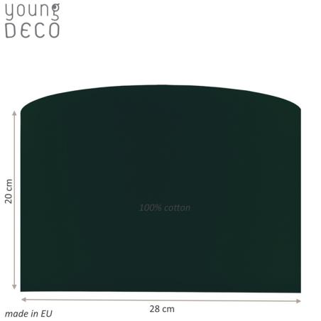 Young Deco - Lampa Sufitowa Mini Butelkowa Zieleń