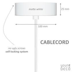 Young Deco - Lampa Sufitowa Pastelowy Szary