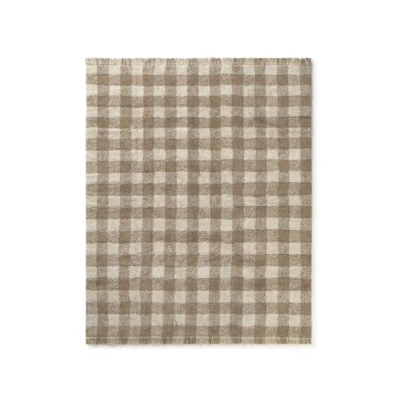 Dywan Bawełniany Vichy Marron 90x120cm Lorena Canals