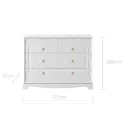 Bellamy Royal Timeless Komoda 4szufladowa Latte