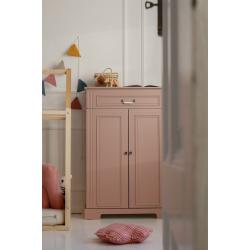 Bellamy Ines Wysoka Komoda Dwudrzwiowa Vintage Rose