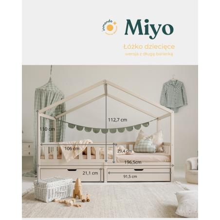 Barierki krótkie do łóżka Miyo - Inmondo